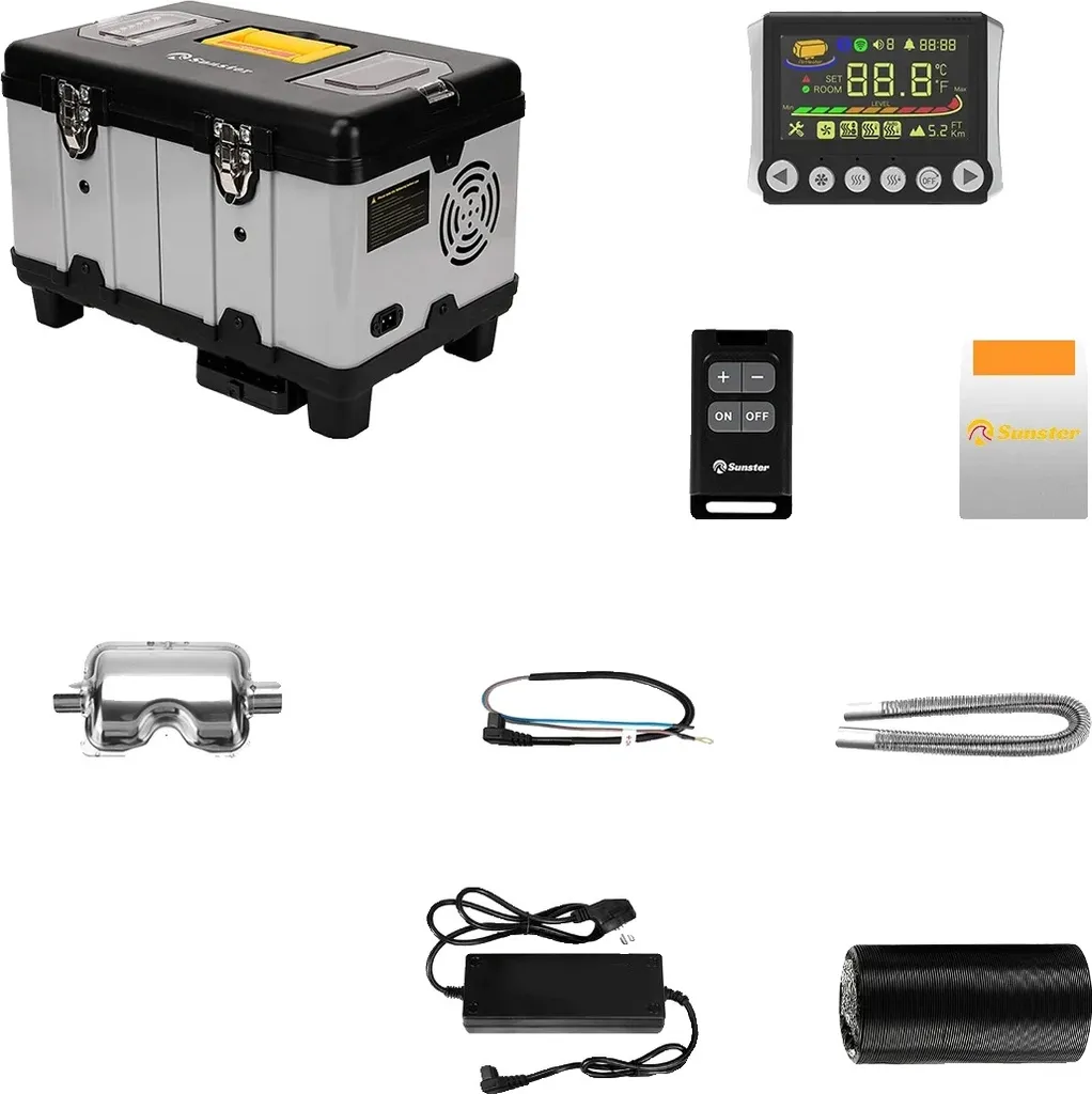 Chauffe-air diesel portable TB-10 haute efficacité 8kW 12V 24V 220V