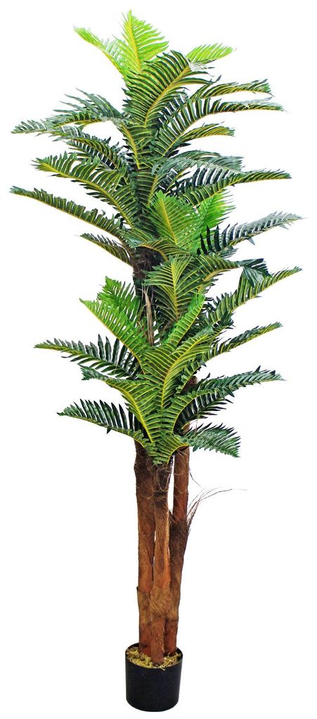Palmier Cocotier Plante Arbre Artificiel 180cm Bois Image du produit 
