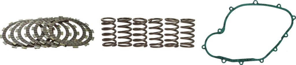 Kupplung Set für Suzuki RGV 250 Baujahr 1991-1993 Kupplungslamellen Kupplungsfedern Kupplungsdeckeldichtung von pamoto - Neu