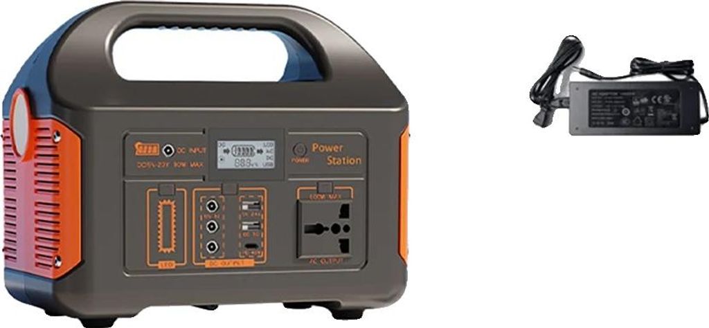 Přenosná elektrocentrála, baterie LiFePO4, kompatibilní s Obrázek produktu 