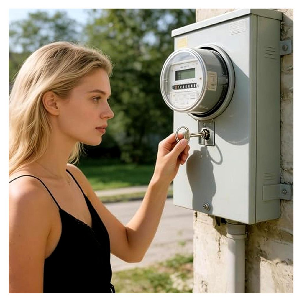 Gaszähler-Verriegelungsschlüssel, tragbares Werkzeug aus Metall für Klempner – Utility-Schlüssel für Stromzählergehäuse, für Wasserhahn, ...