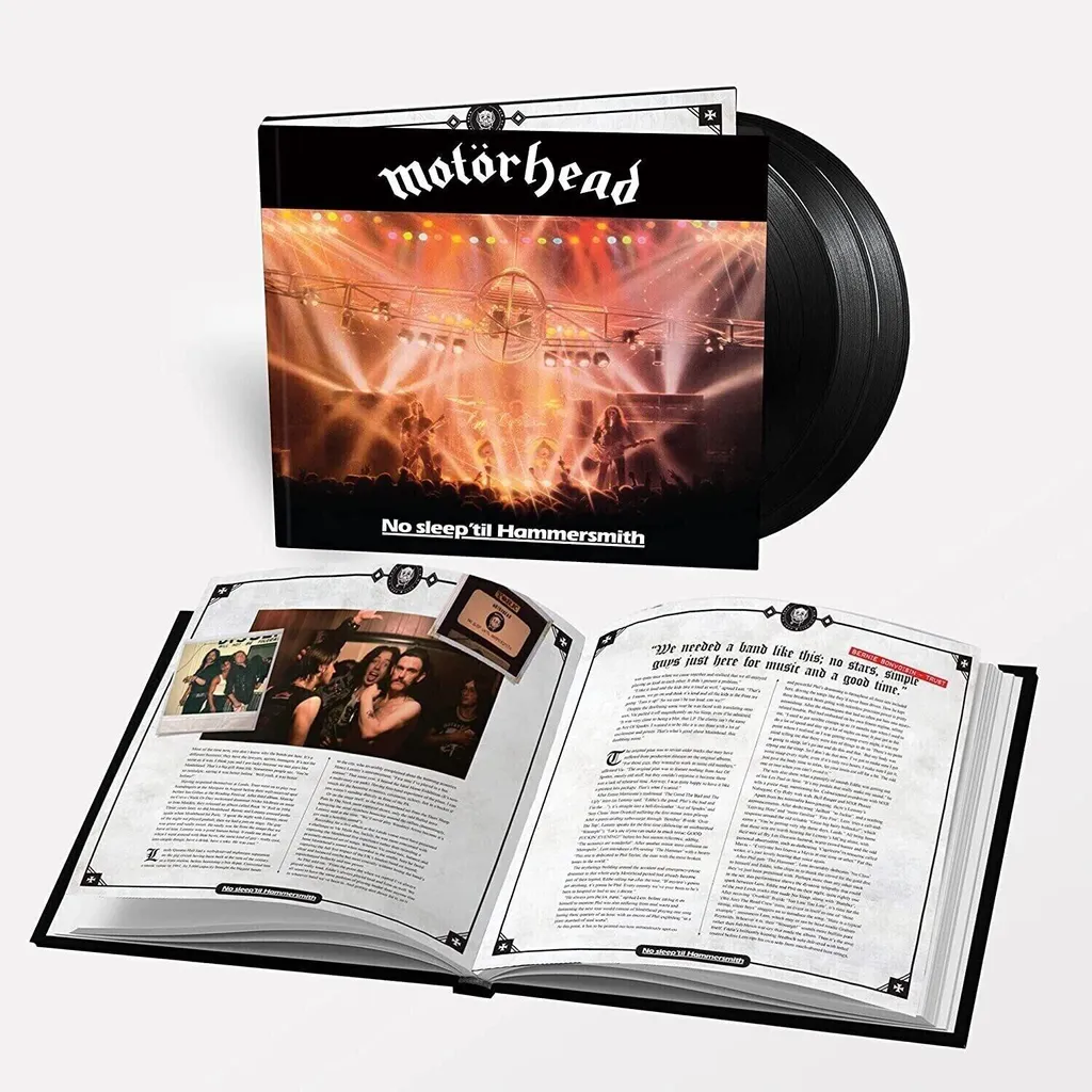 Retrouvez le Son Live de Motorhead avec le Vinyle No Sleep 'Til Hammersmith