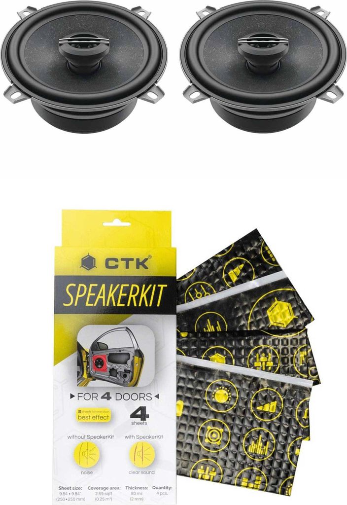 Lautsprecher Hertz CX 130 inkl. CTK Speakerkit Dämmpaket -