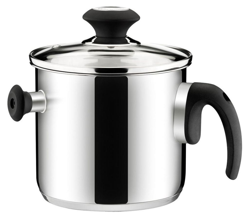 Doppelwandiger Milchtopf PRESTO mit Deckel ø 16 cm, 2.0 l Produktbild 