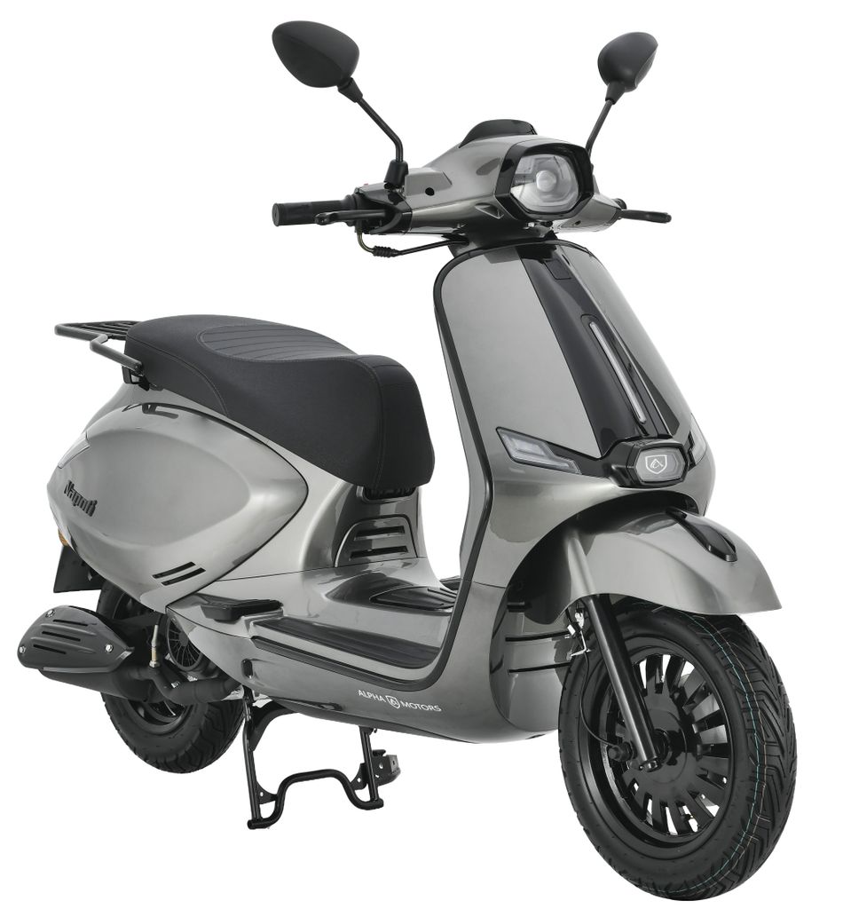 Motorroller Napoli 125 ccm 85 km/h EURO 5+ silber-schwarz Produktbild 