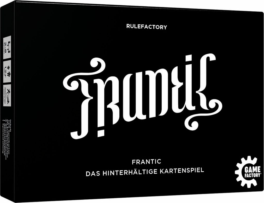 Game Factory Frantic, hinterhältiges Kartenspiel, deutsche Produktbild 