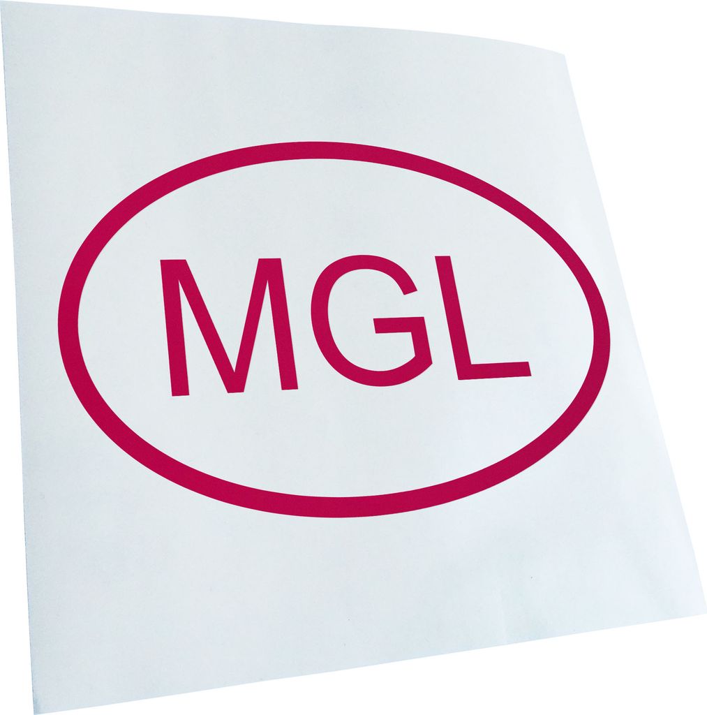 Kiwistar - Autoaufkleber - Mongolei MGL Heckscheibe - Aufkleber für Auto Kfz Fahrrad, LKW, Truck Mofa