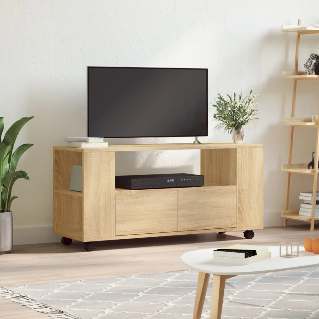 Mobile TV Rovere Sonoma 102cm - Supporto TV Design Legno per Soggiorno