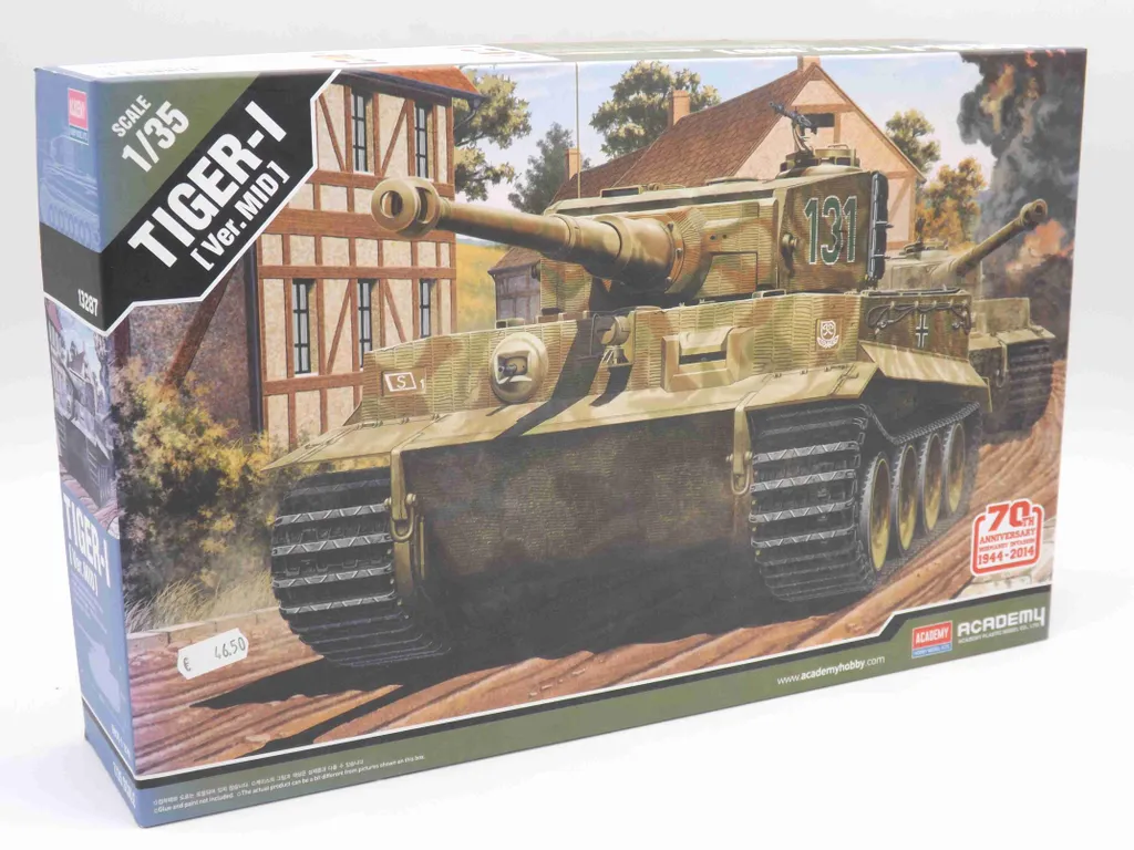 Maquette Char Tiger I 1:35 pour Diorama Militaire Historique Academy