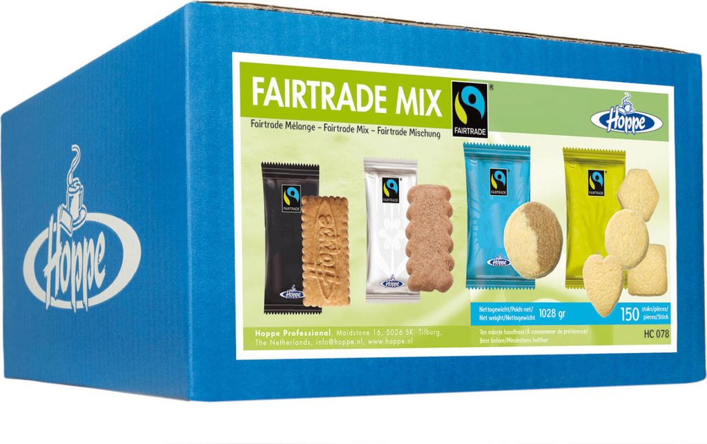 Hoppe - Kekse Hoppe Fairtrade Mix 150 Stücke | Box ein 150 Produktbild 