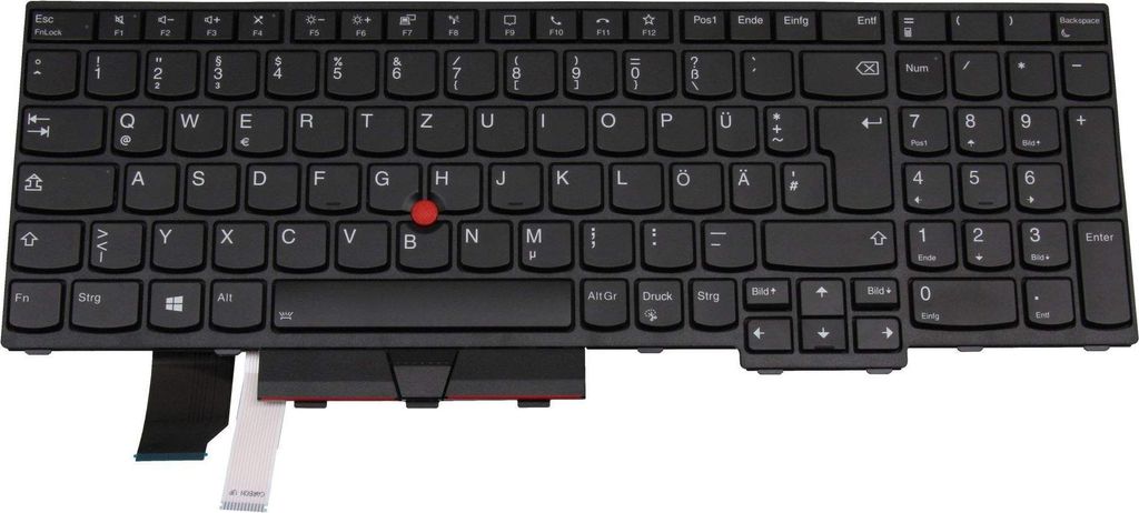 Lenovo Lite-On - Ersatztastatur Notebook - hinterleuchtet - Deutsch - für ThinkPad L15 Gen 1 20U7, 20U8 (5N20W68300)