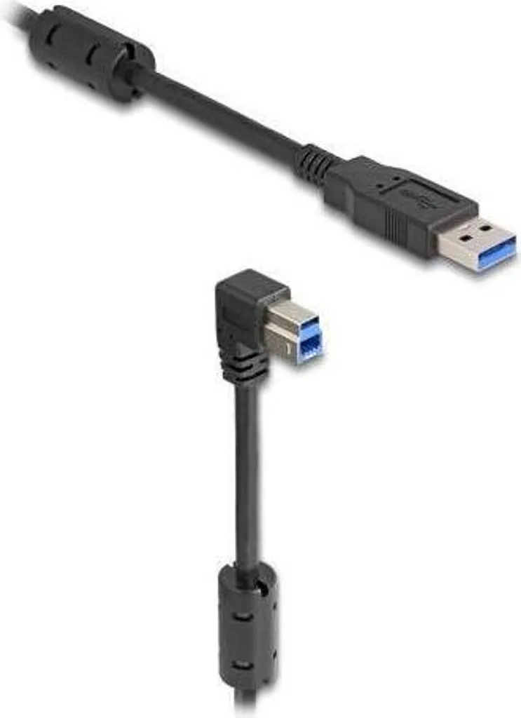 Cavo Stampante USB 3.0 90° Delock 81114 | 3m Alta Velocità per Desktop