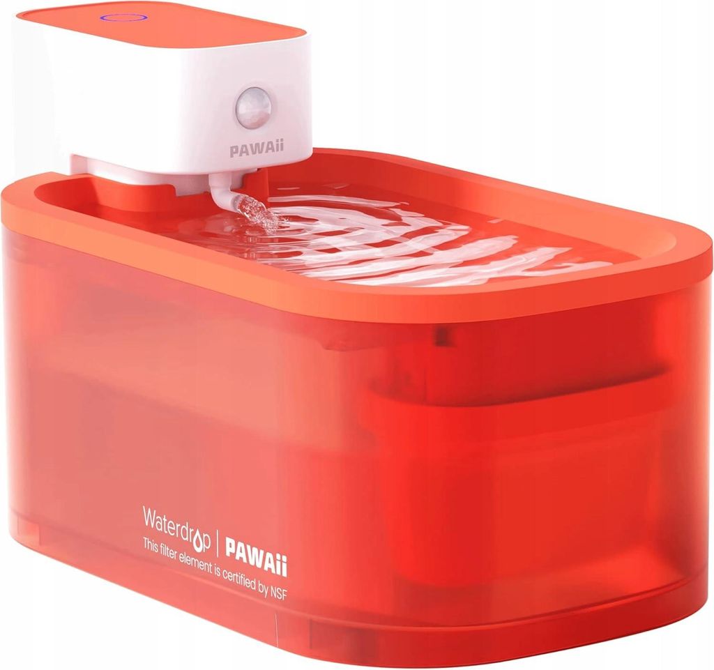 Wasserbrunnen mit Bewegungssensor für Katzen und Hunde. Kabelloser Brunnen 2L 5000mAh