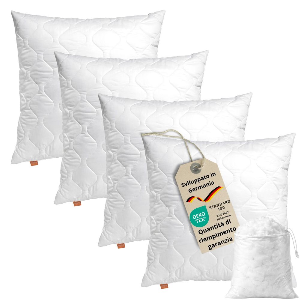Cuscino 40 x 40 cm, set di 4, cuscino decorativo, 100% Immagine del prodotto 