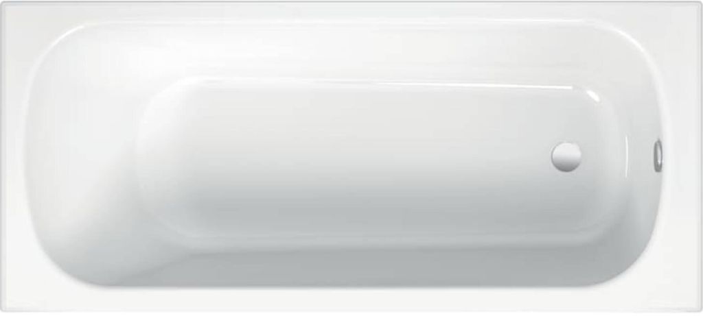 Bette Form inbouwbad 180x80cm glans wit plaatstaal