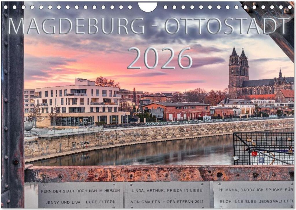 Magdeburg - Ottostadt (Wandkalender 2026 DIN A4 quer), CALVENDO Monatskalender