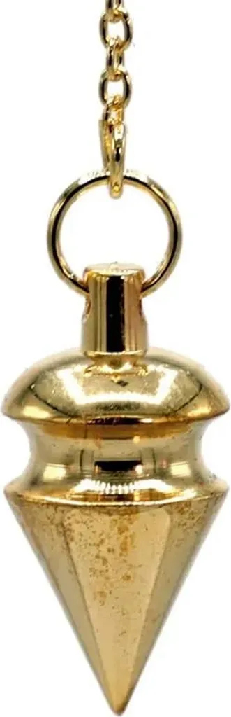 Pendule de Radiesthésie Plaqué Or 3 cm - Finition Luxe et Poids de 14g