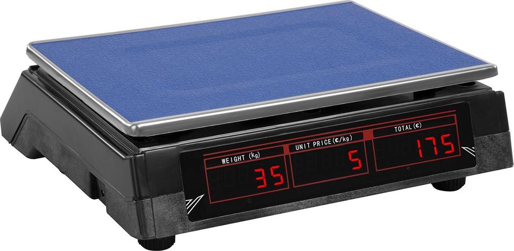 Steinberg Systems Kontrollwaage - 30 kg / 2 g - 33 x 24 cm - 6 LED