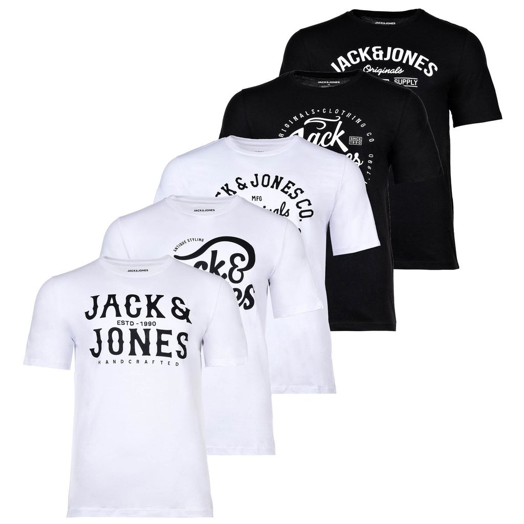 Jack & Jones JJECORP LOGO CREW NECK - Camiseta Estampada - Olive Night
