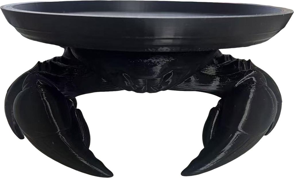 3D-gedrucktes Krabbentablett, Mehrzweck-Schmuck, Schlüssel, Aufbewahrungstablett, Krabbenfigur, Home Office, Küche, Schreibtisch-Dekoration, Orna...