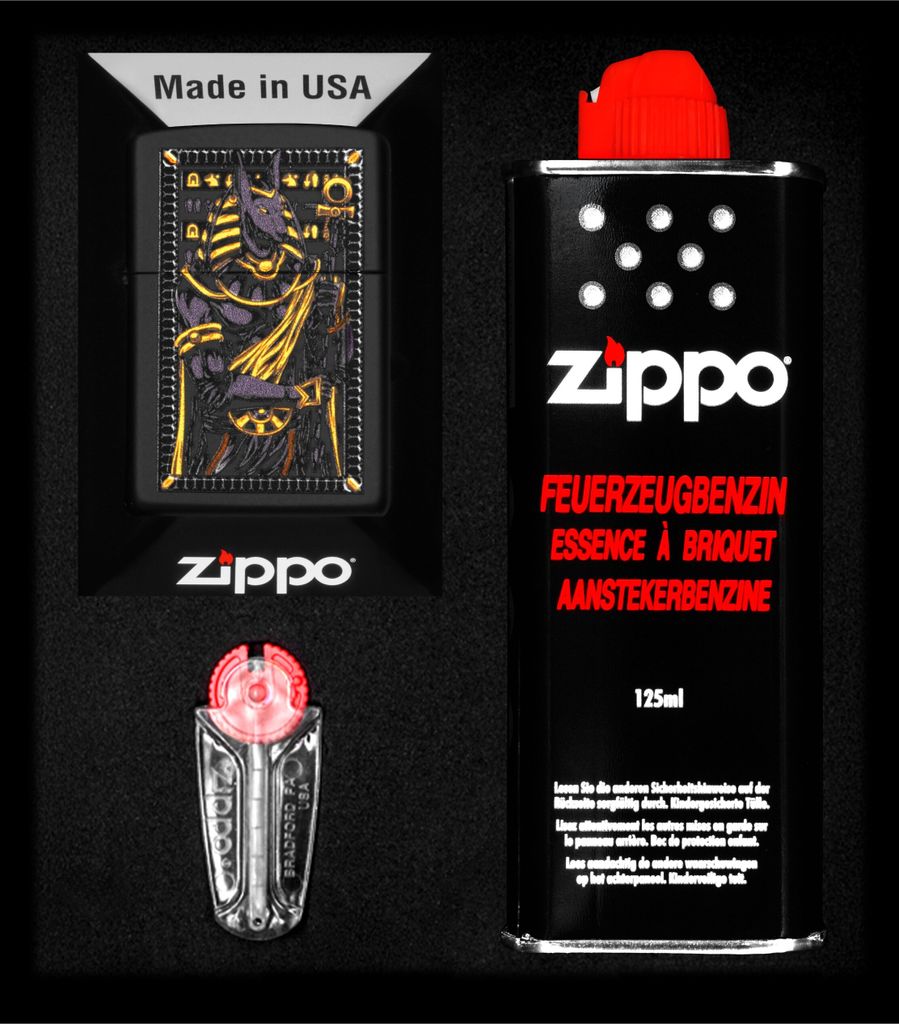ZIPPO Feuerzeug-Set MYTHOLOGICAL DESIGN Geschenk No1
