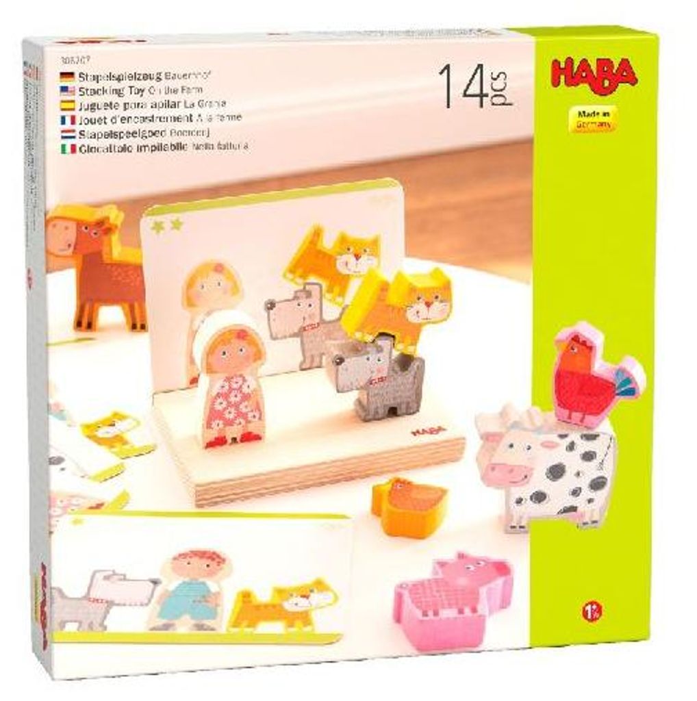 Stapelspielzeug Bauernhof Produktbild 