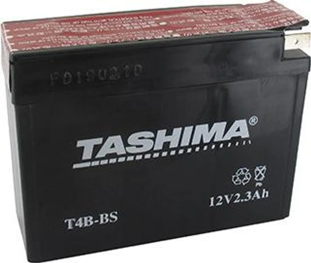 Batterie Moto et Scooter 12V 2,3Ah à remplir - Format Compact 110mm