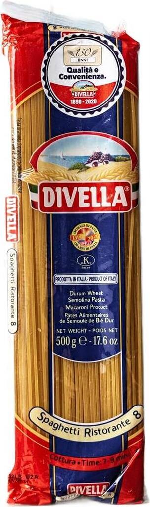 Divella Spaghetti Ristorante Nr. 8 - 500 gr. Produktbild 