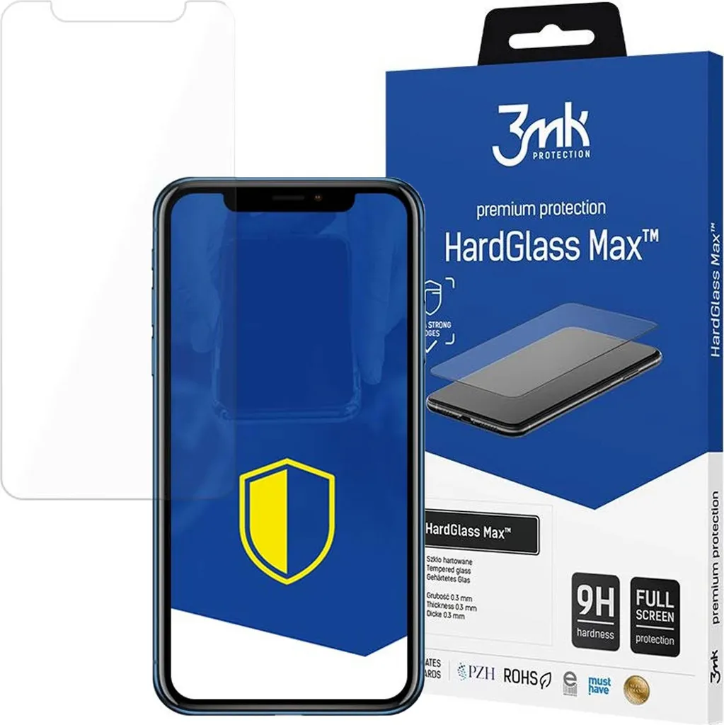3MK HardGlass iPhone XR - Vetro Temperato 9H Protezione Display Premium