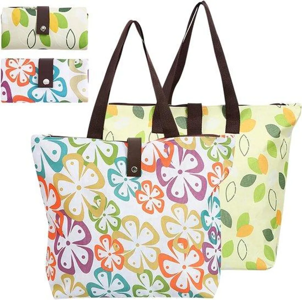 Sac à provisions pliable pour le marché et courses de secours compact