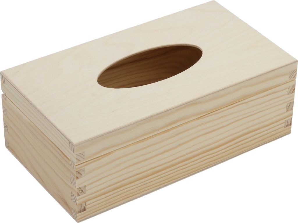 Obdélníková krabice na kapesníky 25,5x13cm Obrázek produktu 