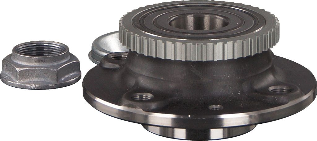 FEBI BILSTEIN Radlagersatz Hinten passend für PEUGEOT PARTNER Combispace (5F) Schrägkugellager 72mm 102782