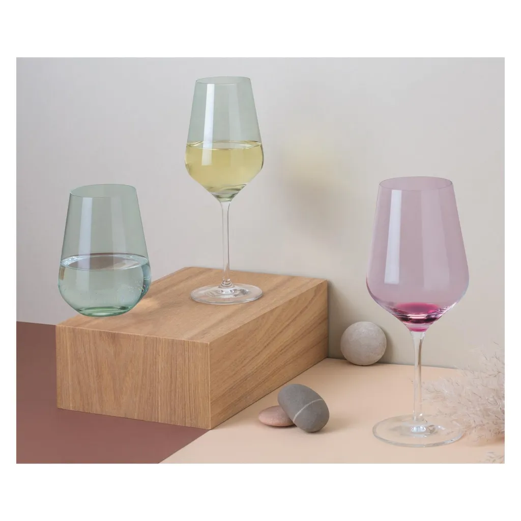 Boston Bicchiere Da Vino Rosso | Scintille Shop