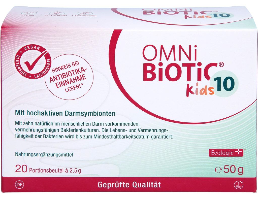 OMNI BIOTIC 10 Kids Pulver mit hochaktiven Darmsymbionten, Produktbild 