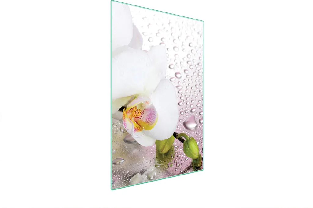 Tagliere Vetro Temperato 35x52 Orchidea: Igienico e Resistente