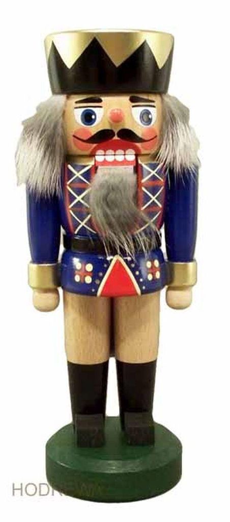 Nussknacker König blau Höhe 20cm NEU