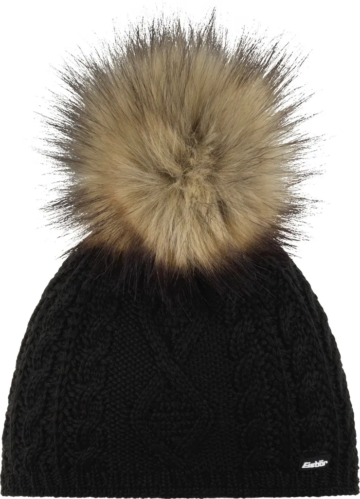 Berretto Eisbär Nelia Lux Nero Donna - Accessorio Sci Premium Merino