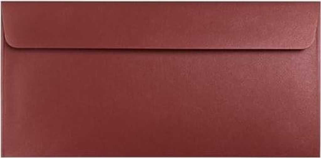 DL-Umschläge HK Perlbordeaux 120 g 50 Stück – Hochwertige Umschläge