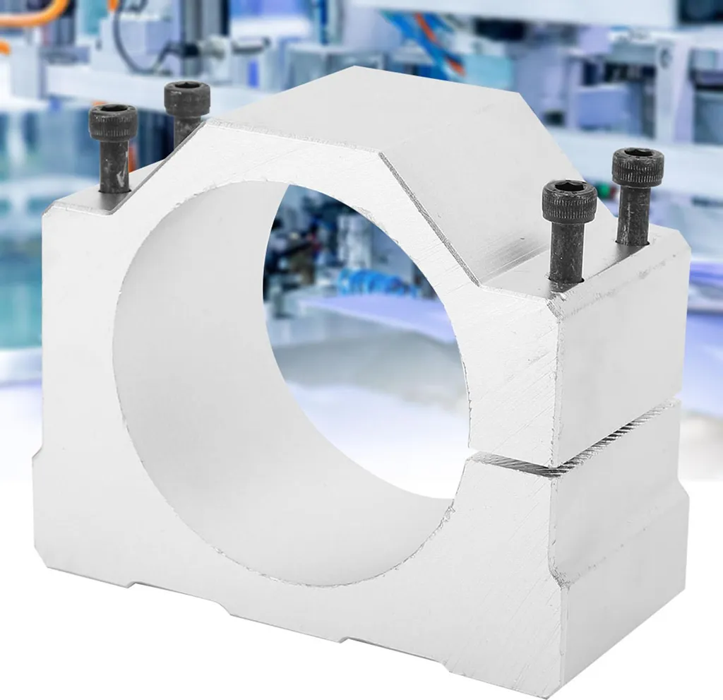 Support de base 80 mm robuste pour broche CNC avec serrage de précision - 6