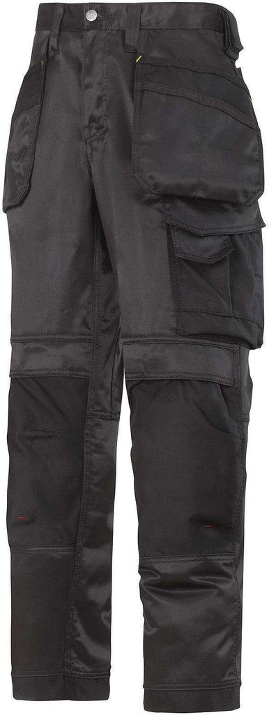 Snickers DuraTwill Arbeitshose m. Holstertaschen, EN 14404 Schwarz-144
