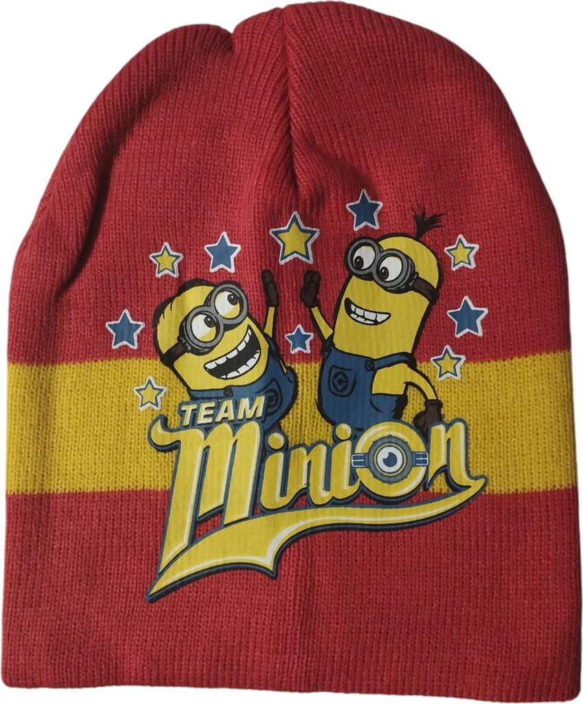 Rote Minions Mütze Gr. 54