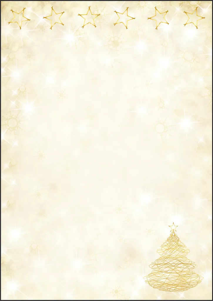 Sigel DP083 Papier de Noël Graceful Christmas A4 90g - 25 Feuilles