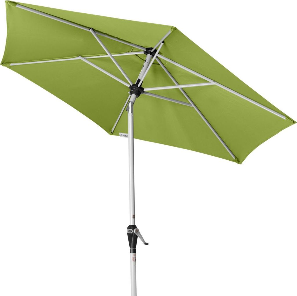 Doppler Active Auto Tilt 320 Sonnenschirm 5 Farben ø 320 cm Mittelmastschirm 434437 836 Fresh Green
