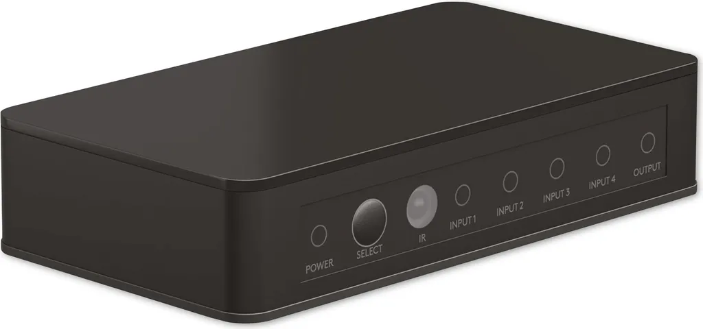 Goobay 58489 HDMI Switch 4 a 1 4K 60Hz - Umschaltbox Professionale