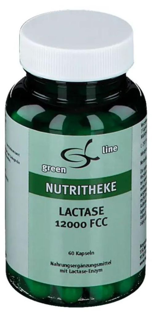 Green Line Nutritheke Lactase 12000 FCC Kapseln, 60 St. Kapseln