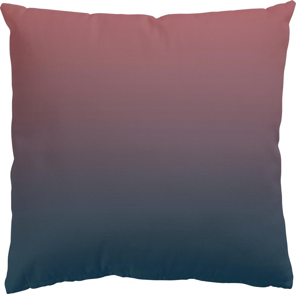 Dekokissen mit Motiv drinnen / Indoor Zierkissen Samt waschbar Design blau Abstrakt Sofakissen mit Füllung