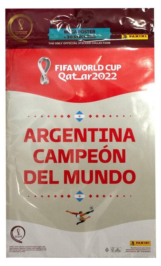 Panini WM 2022 Qatar Sammelsticker - Winner Complete Set Produktbild 