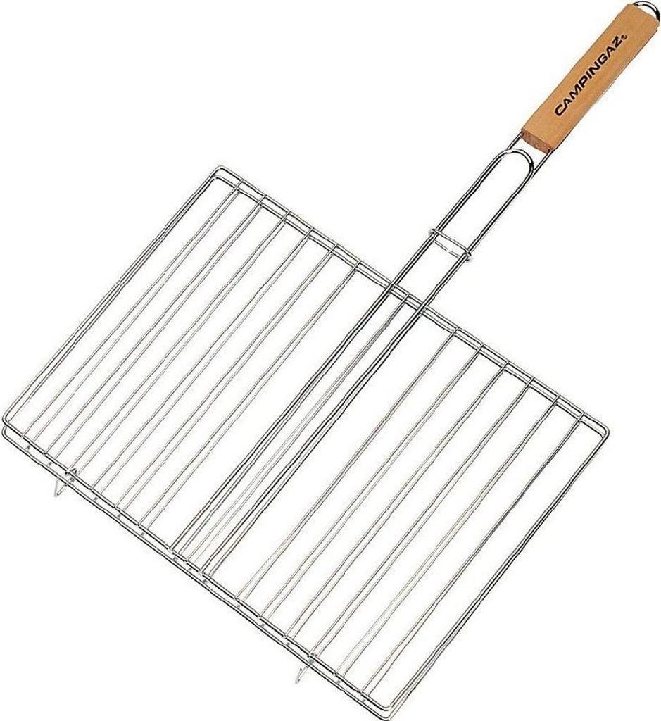 Campingaz - 205703 - Rectangular Double Grid Basket 40 x 29 cm - Grillgitter