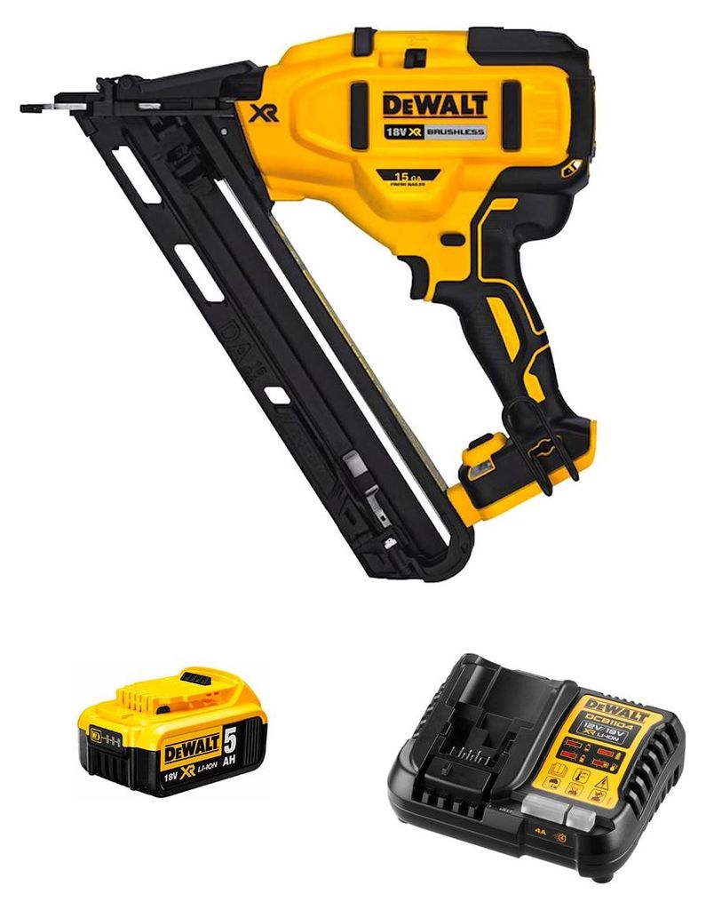 Nagler DeWALT DCN650P1-SK (1 x 5,0 Ah + DCB1104)