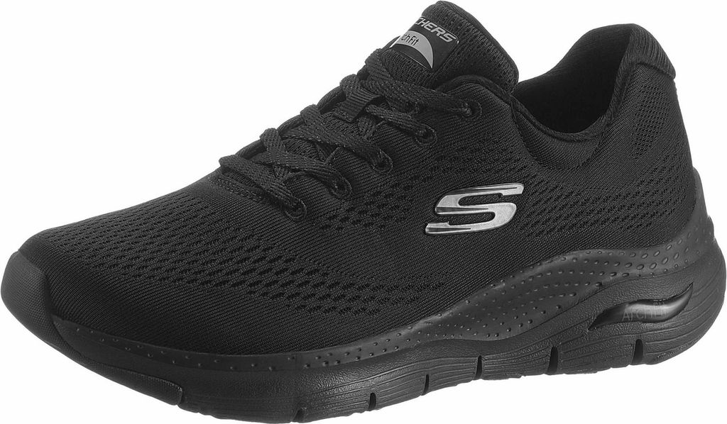 Skechers ARCH FIT BIG APPEAL Sneaker in Übergrößen Schwarz 149057 BBK große Damenschuhe, Größe:43